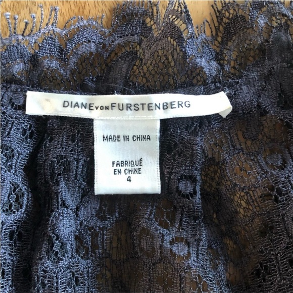 DVF Sleeveless Lace Top size 4 - Picture 4 of 8